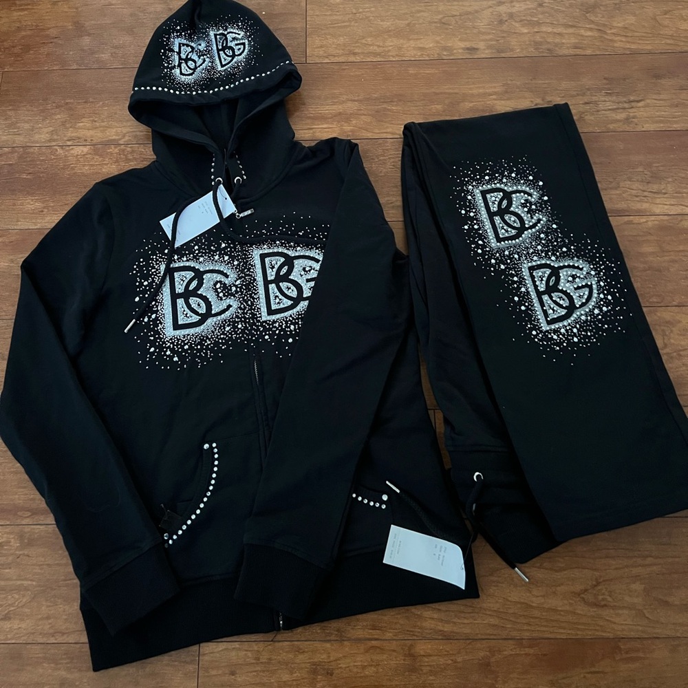 BCBG MAXAZRIA tracksuits 2pc. Pant Hoodie Jacket Set